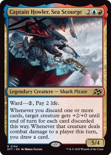 Captain Howler, Sea Scourge (194), Promo Pack: Aetherdrift — Magic card price