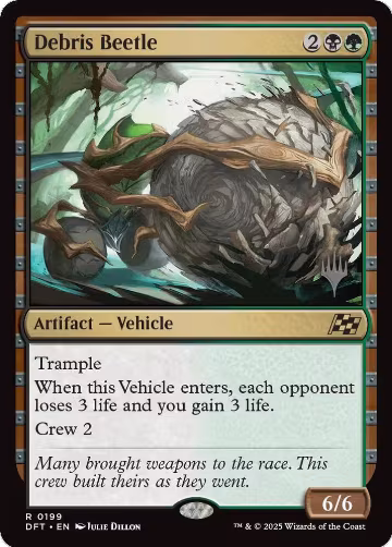 Debris Beetle (199), Promo Pack: Aetherdrift — Magic card price