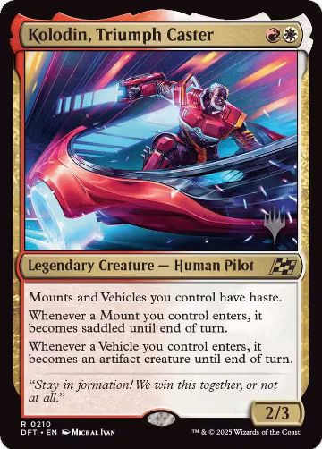 Kolodin, Triumph Caster (210), Promo Pack: Aetherdrift — Magic card price