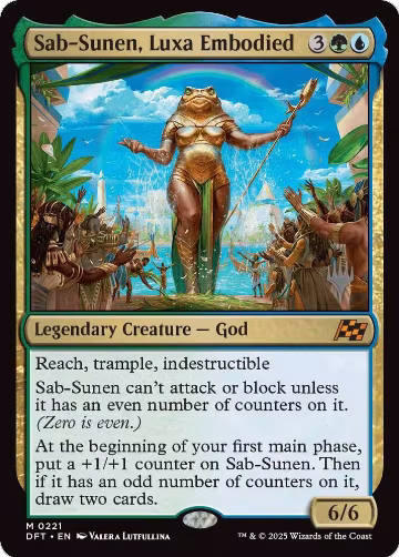 Sab-Sunen, Luxa Embodied (221), Promo Pack: Aetherdrift — Magic card price