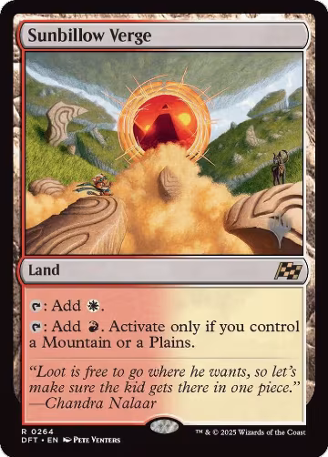 Sunbillow Verge (264), Promo Pack: Aetherdrift — Magic card price