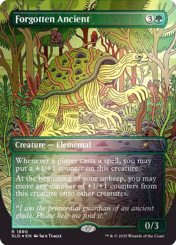 Forgotten Ancient (Rainbow Foil) (1890), Secret Lair Drop Series — Magic card price