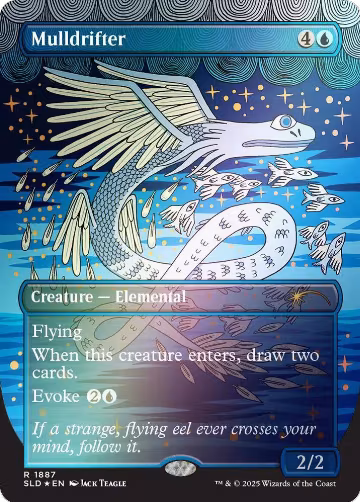 Mulldrifter (Rainbow Foil) (1887), Secret Lair Drop Series — Magic card price