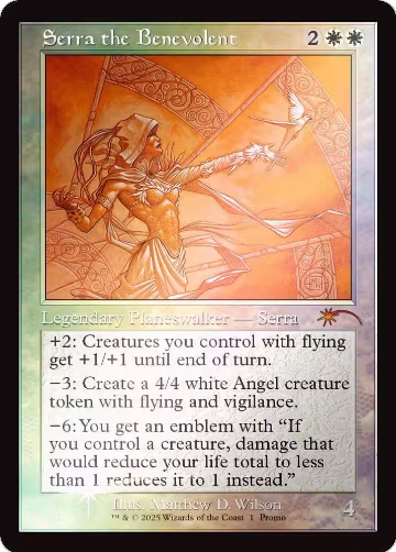 Serra the Benevolent (Retro Frame) (1), MagicFest Cards — Magic card price
