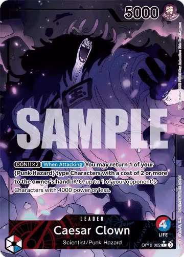 Caesar Clown (002) (Parallel) (OP10-002), Royal Blood — One Piece card price