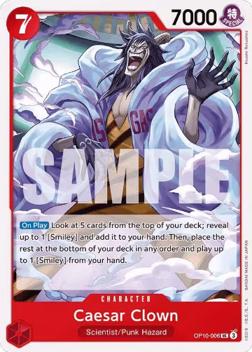 Caesar Clown (006) (OP10-006), Royal Blood — One Piece card price