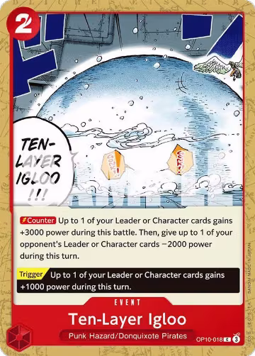 Ten-Layer Igloo (OP10-018), Royal Blood — One Piece card price