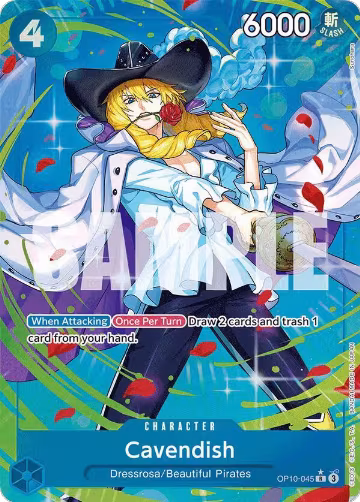 Cavendish (045) (Parallel) (OP10-045), Royal Blood — One Piece card price