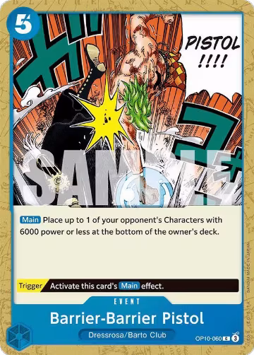 Barrier-Barrier Pistol (OP10-060), Royal Blood — One Piece card price
