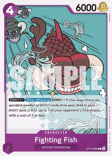 Fighting Fish (OP10-069), Royal Blood — One Piece card price