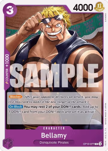 Bellamy (OP10-077), Royal Blood — One Piece card price