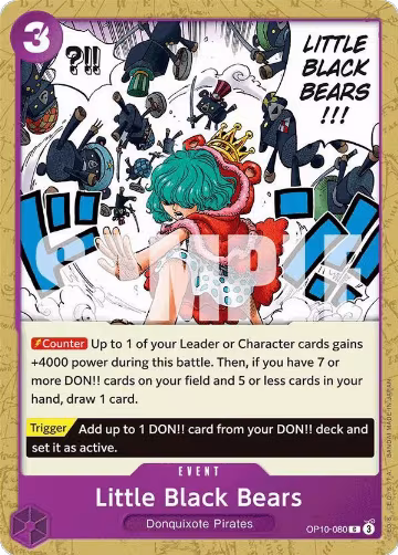 Little Black Bears (OP10-080), Royal Blood — One Piece card price