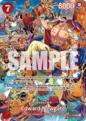 Edward.Newgate (SP) (ST15-002), Royal Blood — One Piece card price
