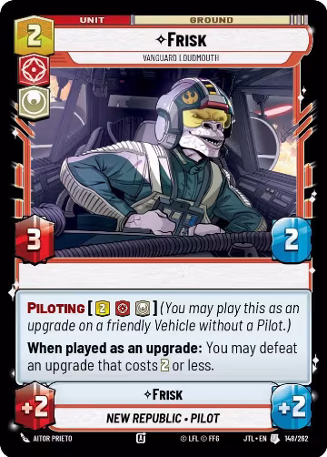 Frisk - Vanguard Loudmouth (148/262), Jump to Lightspeed — Star Wars card price