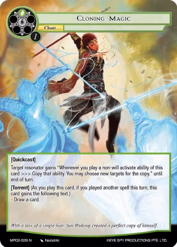 Cloning Magic (MP02-029 N), Masterpiece Collection 02 "Fates Reunited!" — Force of Will card price