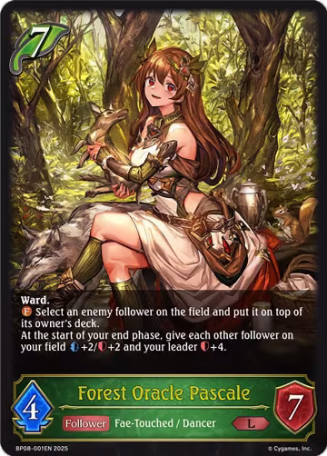 Forest Oracle Pascale (BP08-001EN), Alterchaotica — Shadowverse card price