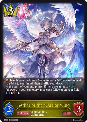Aether of the Warrior Wing (BP08-018EN), Alterchaotica — Shadowverse card price