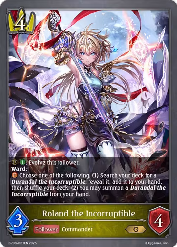 Roland the Incorruptible (BP08-021EN), Alterchaotica — Shadowverse card price
