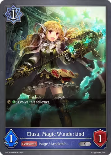 Elusa, Magic Wunderkind (BP08-042EN), Alterchaotica — Shadowverse card price