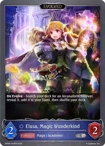 Elusa, Magic Wunderkind (Evolved) (BP08-043EN), Alterchaotica — Shadowverse card price