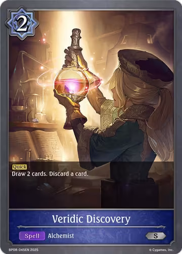 Veridic Discovery (BP08-045EN), Alterchaotica — Shadowverse card price