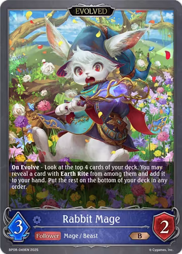 Rabbit Mage (Evolved) (BP08-049EN), Alterchaotica — Shadowverse card price