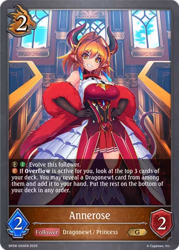 Annerose (BP08-055EN), Alterchaotica — Shadowverse card price