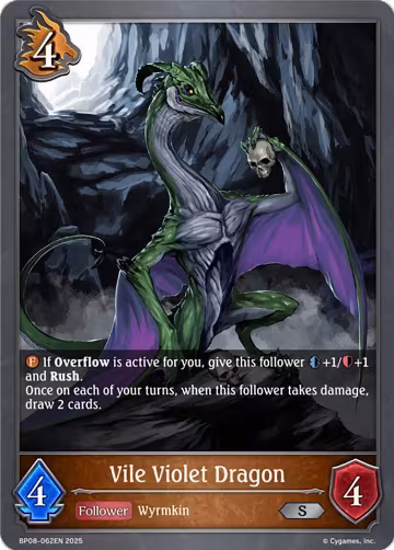 Vile Violet Dragon (BP08-062EN), Alterchaotica — Shadowverse card price