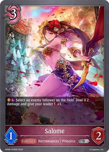 Salome (BP08-078EN), Alterchaotica — Shadowverse card price