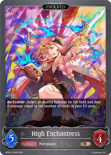 High Enchantress (Evolved) (BP08-116EN), Alterchaotica — Shadowverse card price