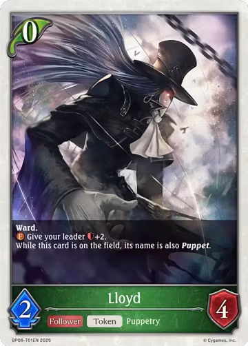 Lloyd (BP08-T01EN), Alterchaotica — Shadowverse card price