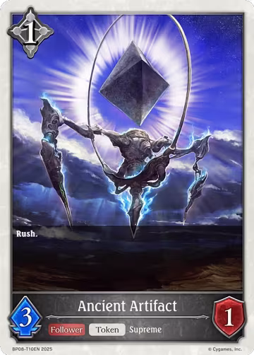 Ancient Artifact (BP08-T10EN), Alterchaotica — Shadowverse card price