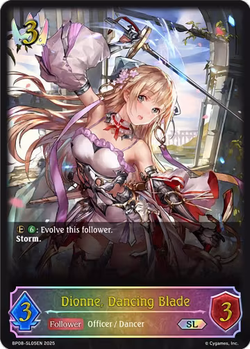 Dionne, Dancing Blade (SL) (BP08-SL05EN), Alterchaotica — Shadowverse card price