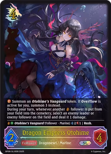 Dragon Empress Otohime (SL) (BP08-SL10EN), Alterchaotica — Shadowverse card price