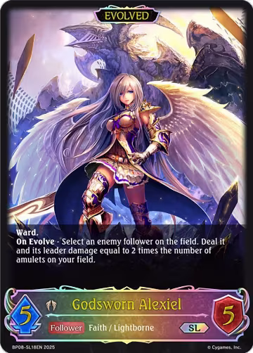 Godsworn Alexiel (Evolved) (SL) (BP08-SL18EN), Alterchaotica — Shadowverse card price