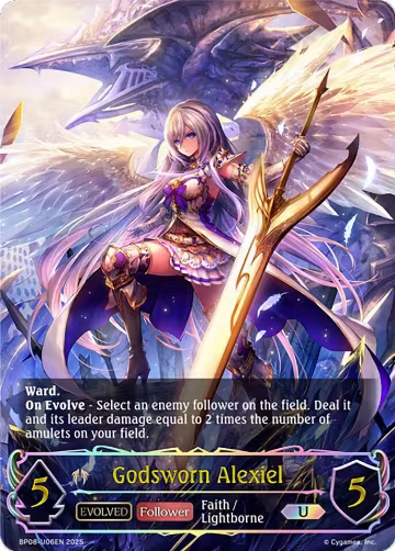 Godsworn Alexiel (Evolved) (U) (BP08-U06EN) — card price