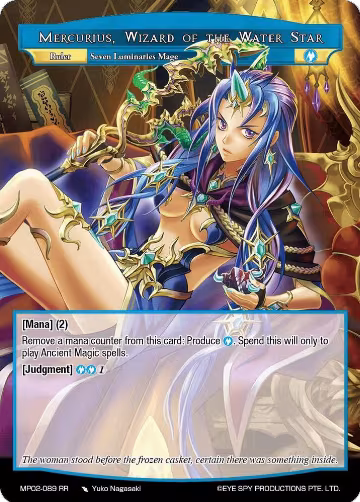 Mercurius, Wizard of the Water Star // Mercurius, Dark Commander of Ice (MP02-089 JR), Masterpiece Collection 02 "Fates Reunited!" — Force of Will card price