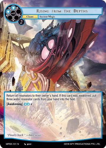 Rising from the Depths (MP02-101 N), Masterpiece Collection 02 "Fates Reunited!" — Force of Will card price