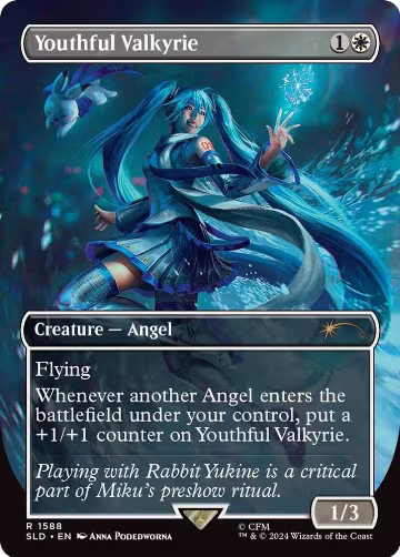 Youthful Valkyrie (1588), Secret Lair Drop Series — Magic card price