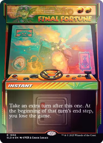 Final Fortune (Rainbow Foil) (1956), Secret Lair Drop Series — Magic card price