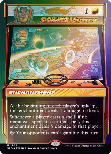 Roiling Vortex (Rainbow Foil) (1958), Secret Lair Drop Series — Magic card price