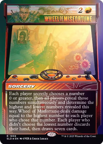 Wheel of Misfortune (1959) (Rainbow Foil) (1959), Secret Lair Drop Series — Magic card price