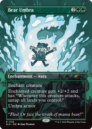 Bear Umbra (1723), Secret Lair Drop Series — Magic card price