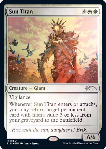 Sun Titan (Rainbow Foil) (1550), Secret Lair Drop Series — Magic card price