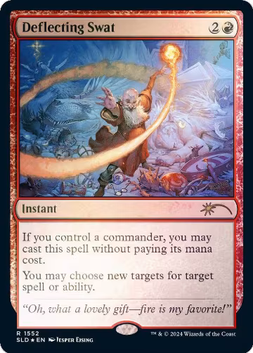 Deflecting Swat (Rainbow Foil) (1552), Secret Lair Drop Series — Magic card price