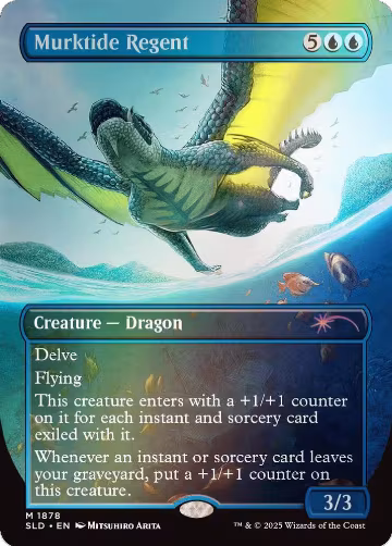 Murktide Regent (Rainbow Foil) (1878), Secret Lair Drop Series — Magic card price
