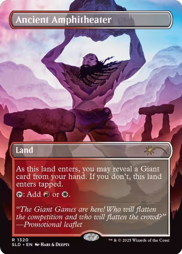 Ancient Amphitheater (1320), Secret Lair Drop Series — Magic card price