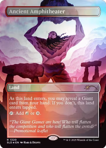Ancient Amphitheater (Rainbow Foil) (1320), Secret Lair Drop Series — Magic card price