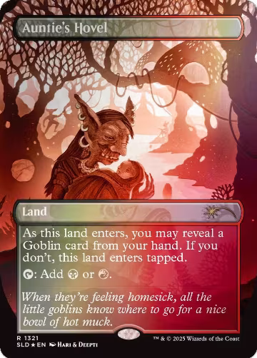 Auntie's Hovel (Rainbow Foil) (1321), Secret Lair Drop Series — Magic card price