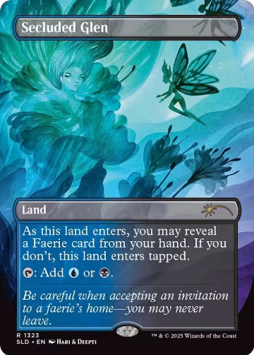 Secluded Glen (1323), Secret Lair Drop Series — Magic card price